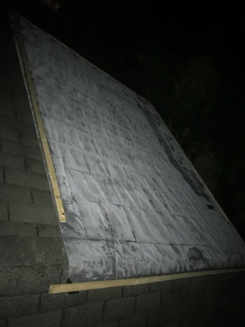 Secured exterior covering — Field work