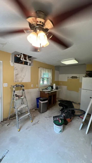 Kitchen preparation — In progress